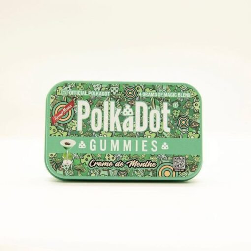 Polkadot Creme de Menthe Gummies